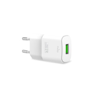 Puro Travel Fast Charger USB Type A 12W White PWFC