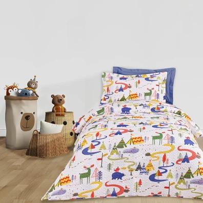 Das Kids Κουβερλι Μονο 4927 Blue, Green, White 160