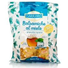 Carraro Caramelle Balsamiche al Miele - Καραμέλες για το Λαιμό με Μέλι & Ευκάλυπτο, 100gr