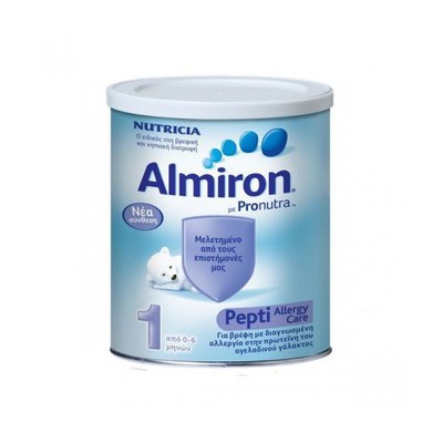 ALMIRON Pepti No1 Βρεφικό Γάλα Σε Σκόνη Για Αλλεργία Στο Αγελαδινό Γάλα 450g