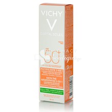 Vichy Capital Soleil 3 σε 1 Matifiant SPF50 - Αντηλιακή Κρέμα Προσώπου Κατά Της Λιπαρότητας, 50ml