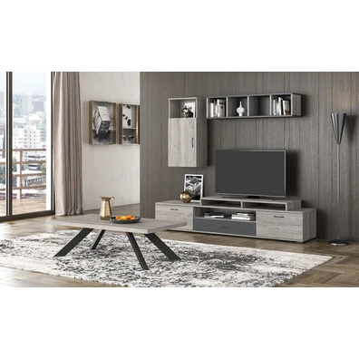 Living Room Complex 225x45x48cm Melamine No28 New 