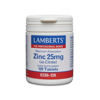 Lamberts Zinc 25Mg (Citrate) 120 Ταμπλέτες