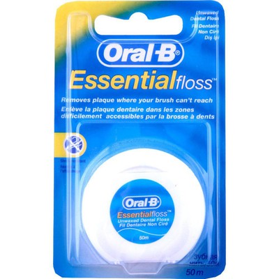 Oral-B Essential-Floss Ακήρωτο Οδοντικό Νήμα 50m