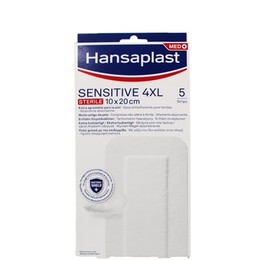 Hansaplast Sensitive Sterile 4XL Επιθέματα (10x20cm), 5τεμ