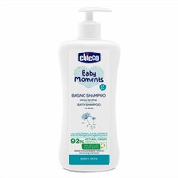 Chicco Baby Moments 0m+ Bath Shampoo 500ml - Αφρόλ