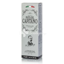 Capitano Pasta with Charcoal - Λευκαντική Οδοντόκρεμα με Ενεργό Άνθρακα, 75ml