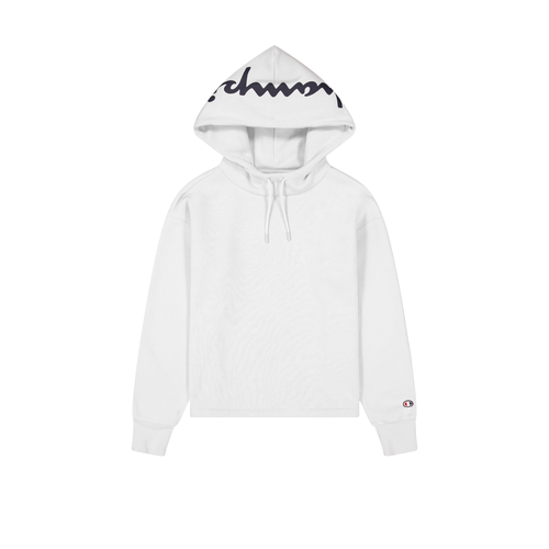 Champion Women Hooded Sweatshirt (116582)-WHITE