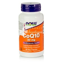 Now Co-Enzyme Q10 30mg - Καρδιαγγειακό, 60 veg caps