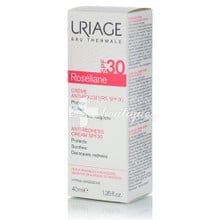 Uriage Roseliane Cream SPF30 - Ευρυαγγείες και ροδόχρου ακμή, 40ml