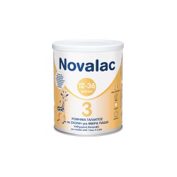 Novalac 3 Ρόφημα Γάλακτος Σε Σκόνη Για Παιδιά Mετά Τον 1ο Χρόνο Χωρίς Ζάχαρη 400gr