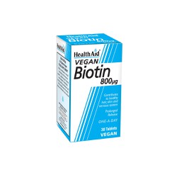 Health Aid Biotin 800mg 30Tablets 