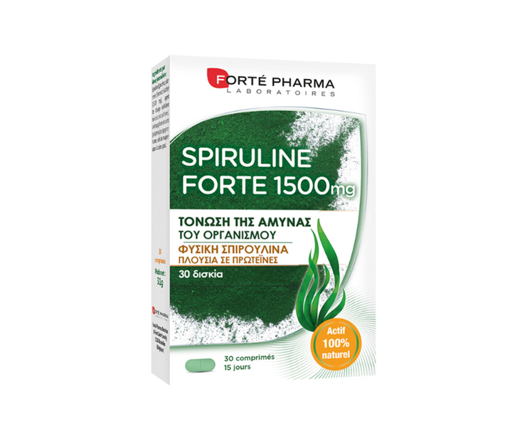 FORTE PHARMA SPIRULINE FORTE 1500MG 30TABL