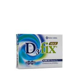 Uni-Pharma D3 Fix Max Βιταμίνη D3, 4000iu 60tabs