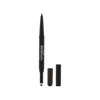 MAYBELLINE Brow Satin Duo Pencil Μηχανικό Μολύβι Φρυδιών No.05 Black Brown 0.71g