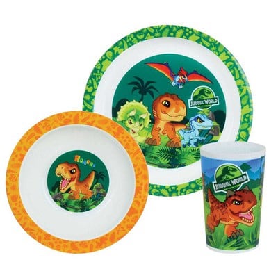 Kid'S Dinner Set Jurassic World - 3 Pieces