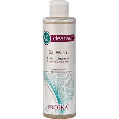 FROIKA AC Sal-Wash Liquid Cleanser For Oily & Acneic Skin Υγρό Καθαρισμού Για Το Λιπαρό Δέρμα Με Προβλήματα 200ml