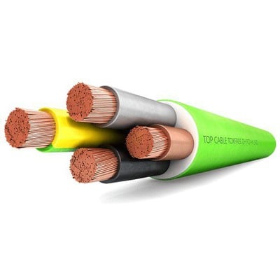 FLEXIBLE HALOGEN FREE TOXFREE FIREPROOF CABLE RΖ1-