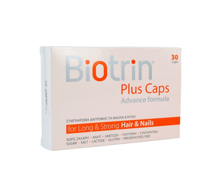 BIOTRIN PLUS ADVANCE FORMULA HAIR & NAILS 30CAPS