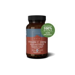 TerraΝova Vitamin C 250mg Complex Βιταμίνη C Για Ενίσχυση Ανοσοποιητικού & Μείωση Συμπτωμάτων Κρυολογήματος 50 κάψουλες