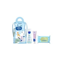 Mustela Promo Baby Essentials Kit Gentle Cleansing Gel Απαλό Τζελ Καθαρισμού Για Μαλλιά & Σώμα 2x200ml & Cleansing Wipes Μωρομάντηλα Καθαρισμού Με Βιολογικό Αβοκάντο 60 τεμάχια & Vitamin Barrier Cream Κρέμα Αλλαγής Πάνας 100ml