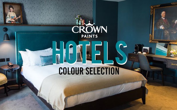 Ανθεκτικά και εντυπωσιακά χρώματα, ιδανικά για ξενοδοχεία από την Crown Paints