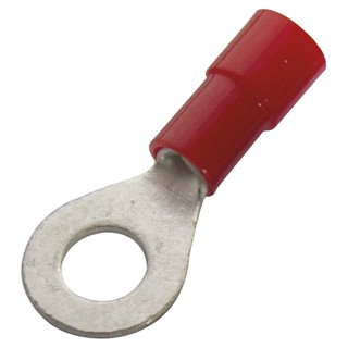 Ring Terminals Insulated 0.5-1.0 M6 Red PU100  -  