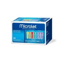Bayer Microlet Coloured Lancets 100τμχ - Χρωματιστ