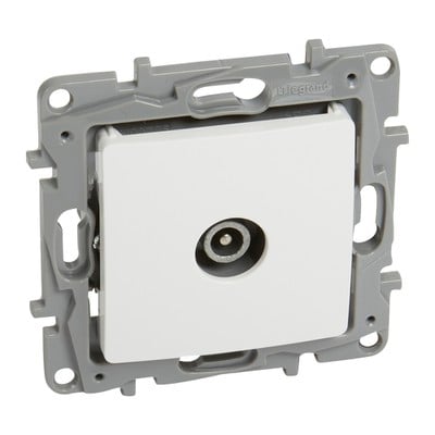 Niloe Socket Tv Passthrough White