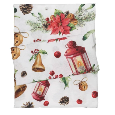 Das Home Christmas Runner 45χ140 0624 Κοκκινο, Μπε