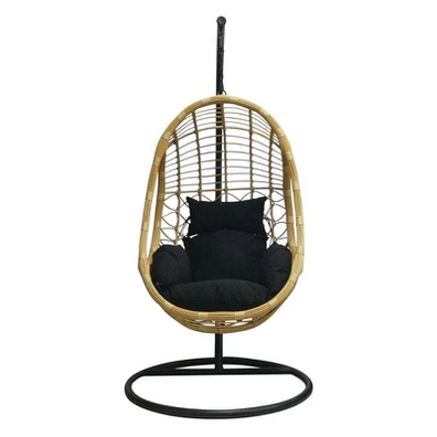 Salsa Κρεμαστή Πολυθρόνα, Wicker Φυσικό, Μέταλλο Β