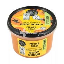 Organic Shop Renovating Body Scrub Papaya & Sugar - Scrub Σώματος, 250ml