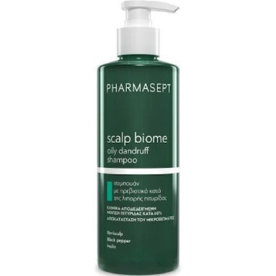 PHARAMSEPT Scalp Biome Oily Dandruff Shampoo Σαμπουάν Με Πρεβιοτικά Κατά Της Λιπαρής Πιτυρίδας 400ml