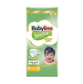 Babylino Sensitive Cotton Soft No5+ (12-17 Kg), 42