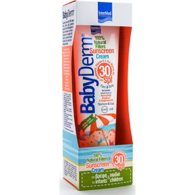 Intermed Babyderm Sunscreen Cream SPF30 100% Natur