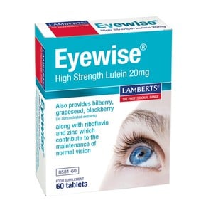 Lamberts Eyewise, High Strength Lutein 20mg 60 tab