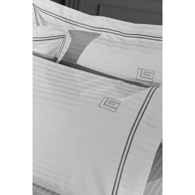 Ζεύγος Μαξιλαροθήκες Nice Cement D.silver Oxford 5