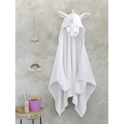 Παιδική Κάπα 70x120 με Κουκουλα - Licorne Nima Kid