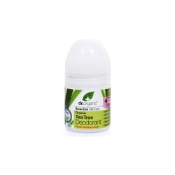 Dr.Organic Tea Tree Deodorant Αποσμητικό Με Βιολογικό Έλαιο Τεϊόδεντρου 50ml