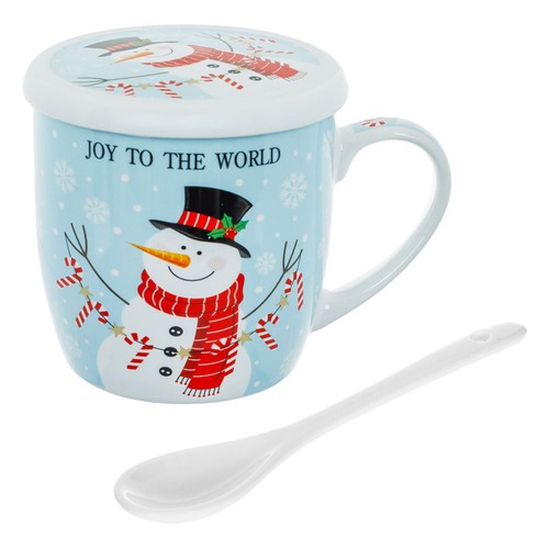 Dekoruese krishtlindjesh filxhan me snowman dhe me