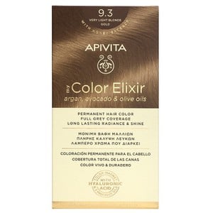 APIVITA Βαφή μαλλιών color elixir Ν9.3 Ξανθό Πολύ 