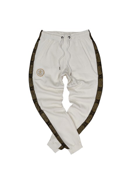 Magic bee gold tape pants - off white