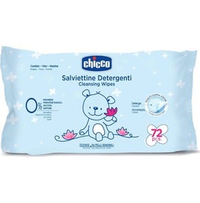 Chicco Cleansing Wipes Μωρομάντηλα Καθαρισμού, 72 