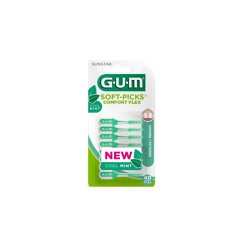 Gum Soft Picks Comfort Flex Cool Mint 670 Medium Μεσοδόντια Βουρτσάκια 40 τεμάχια