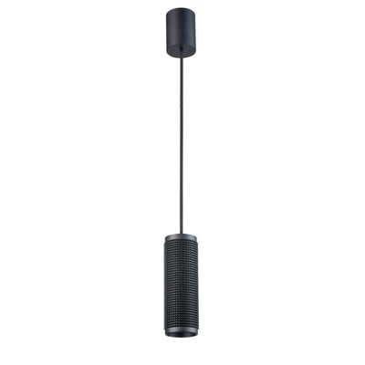 Pendant Light Η:105cm Aluminium Black Gu10 35W Knu