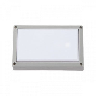 Wall Light E27 15W IP54 230V Silver