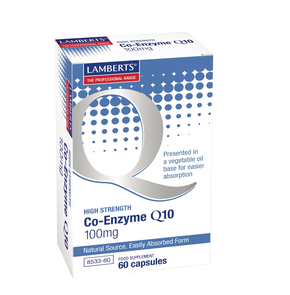 Lamberts Co-Enzyme Q10 100mg για Ενέργεια, 60caps 