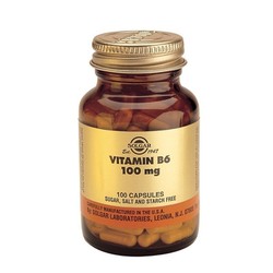 Solgar Solgar Vitamin B 6 100mg 100 Tablets